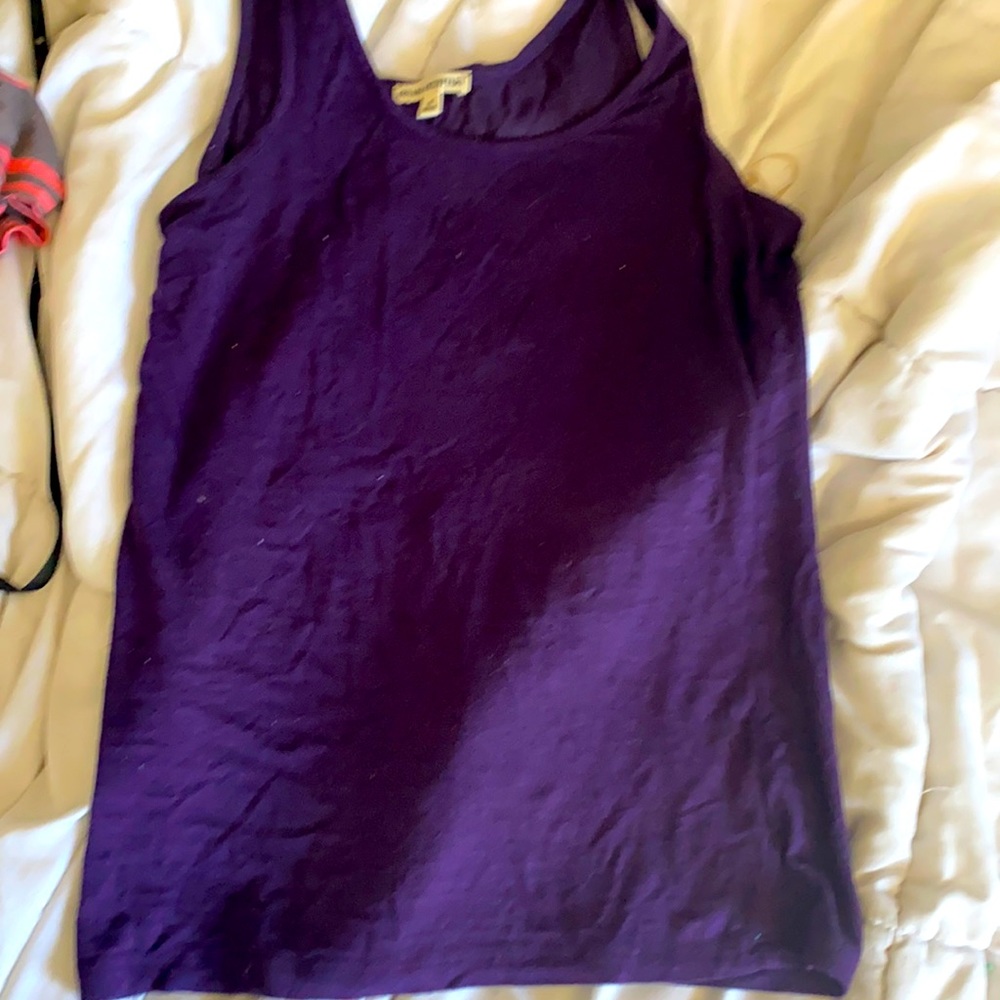 Purple tank